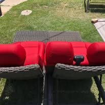 Completed upholstery project