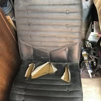 Completed upholstery project