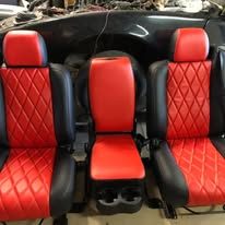 Completed upholstery project
