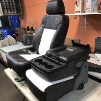 Completed upholstery project