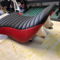 Completed upholstery project