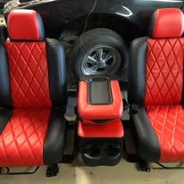 Completed upholstery project