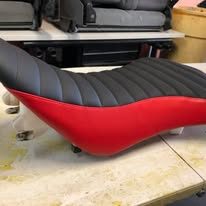 Completed upholstery project
