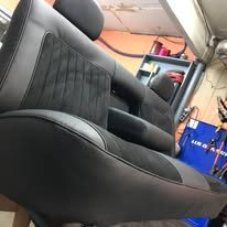 Completed upholstery project