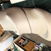 Completed upholstery project