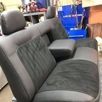 Completed upholstery project