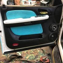 Completed upholstery project