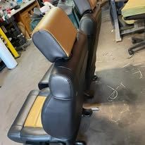 Completed upholstery project