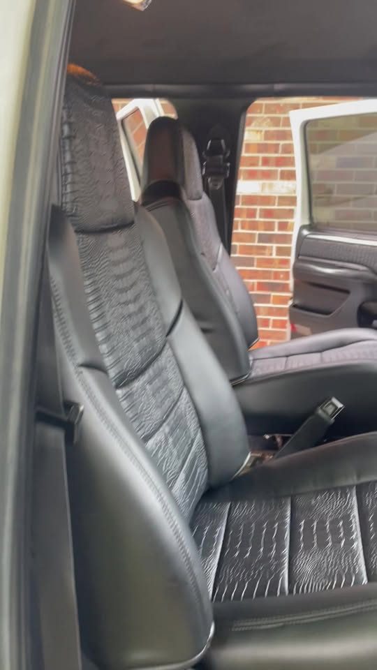 Completed upholstery project