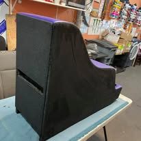 Completed upholstery project