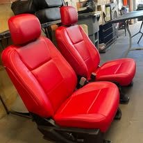 Completed upholstery project