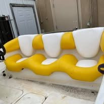 Completed upholstery project