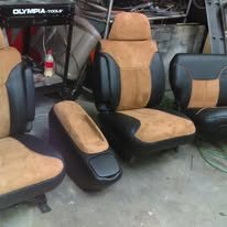 Completed upholstery project