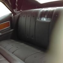Completed upholstery project