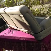 Completed upholstery project