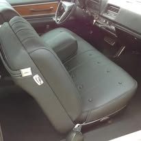 Completed upholstery project
