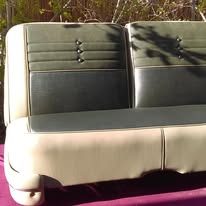 Completed upholstery project