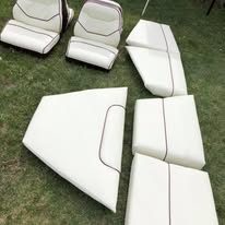 Completed upholstery project