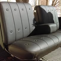 Completed upholstery project