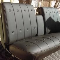 Completed upholstery project