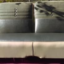 Completed upholstery project