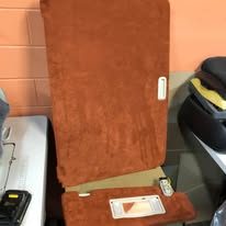 Completed upholstery project