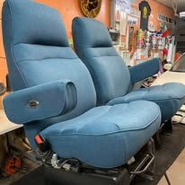 Completed upholstery project