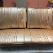 Completed upholstery project