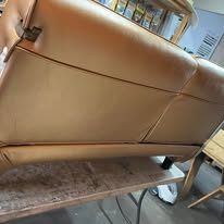Completed upholstery project