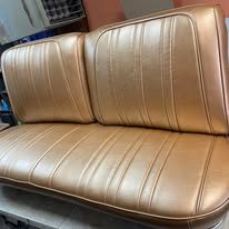 Completed upholstery project