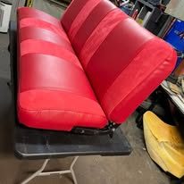 Completed upholstery project