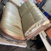 Completed upholstery project