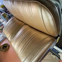 Completed upholstery project