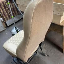 Completed upholstery project