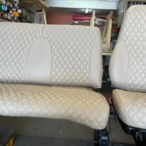 Completed upholstery project