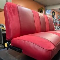 Completed upholstery project