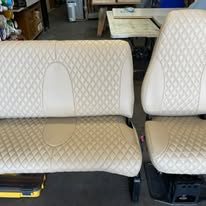 Completed upholstery project