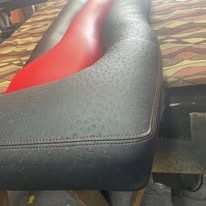 Completed upholstery project