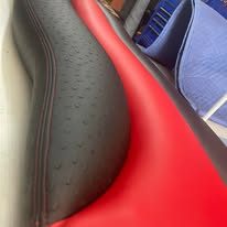 Completed upholstery project