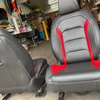 Completed upholstery project