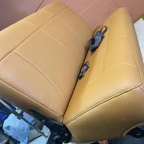 Completed upholstery project