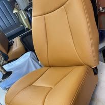 Completed upholstery project