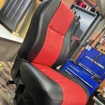 Completed upholstery project