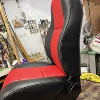 Completed upholstery project