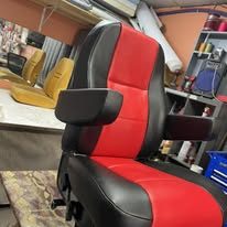 Completed upholstery project