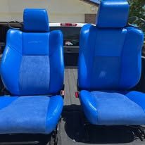 Completed upholstery project