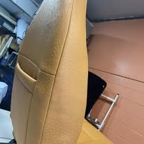 Completed upholstery project