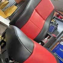 Completed upholstery project
