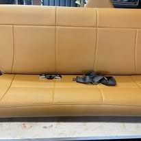 Completed upholstery project