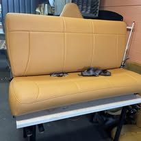Completed upholstery project
